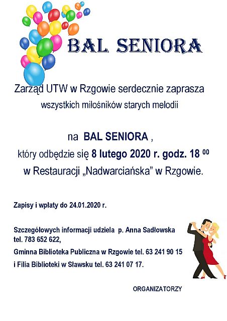 Bal seniora 2020